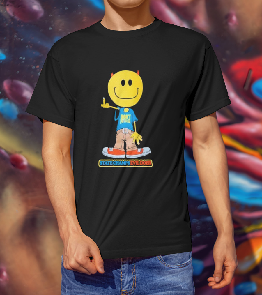 State Champs Evil Doer Don't Panic Emoji Collab T-Shirt