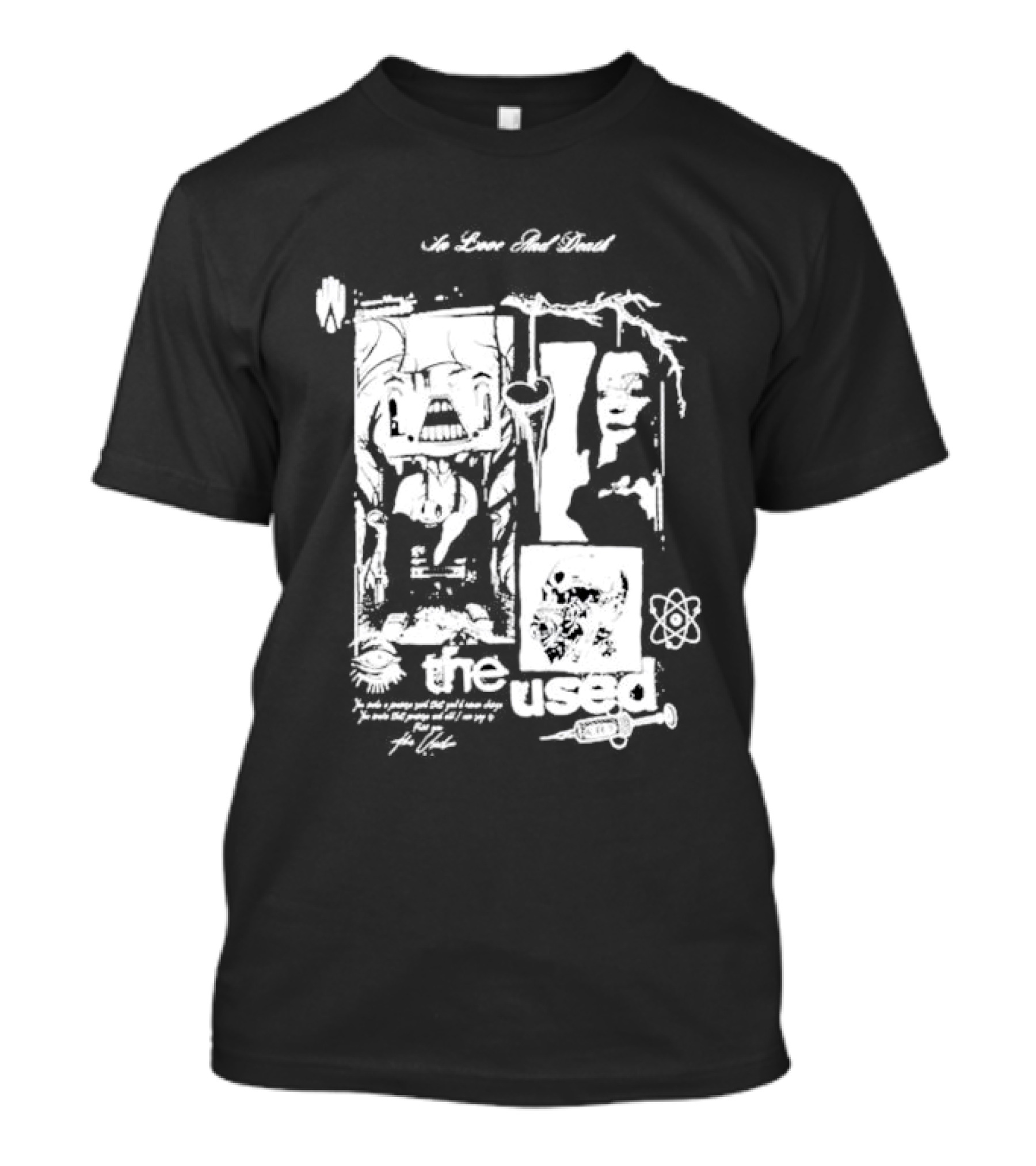 The Used Albums No Love And Death In Love And Death T-Shirt