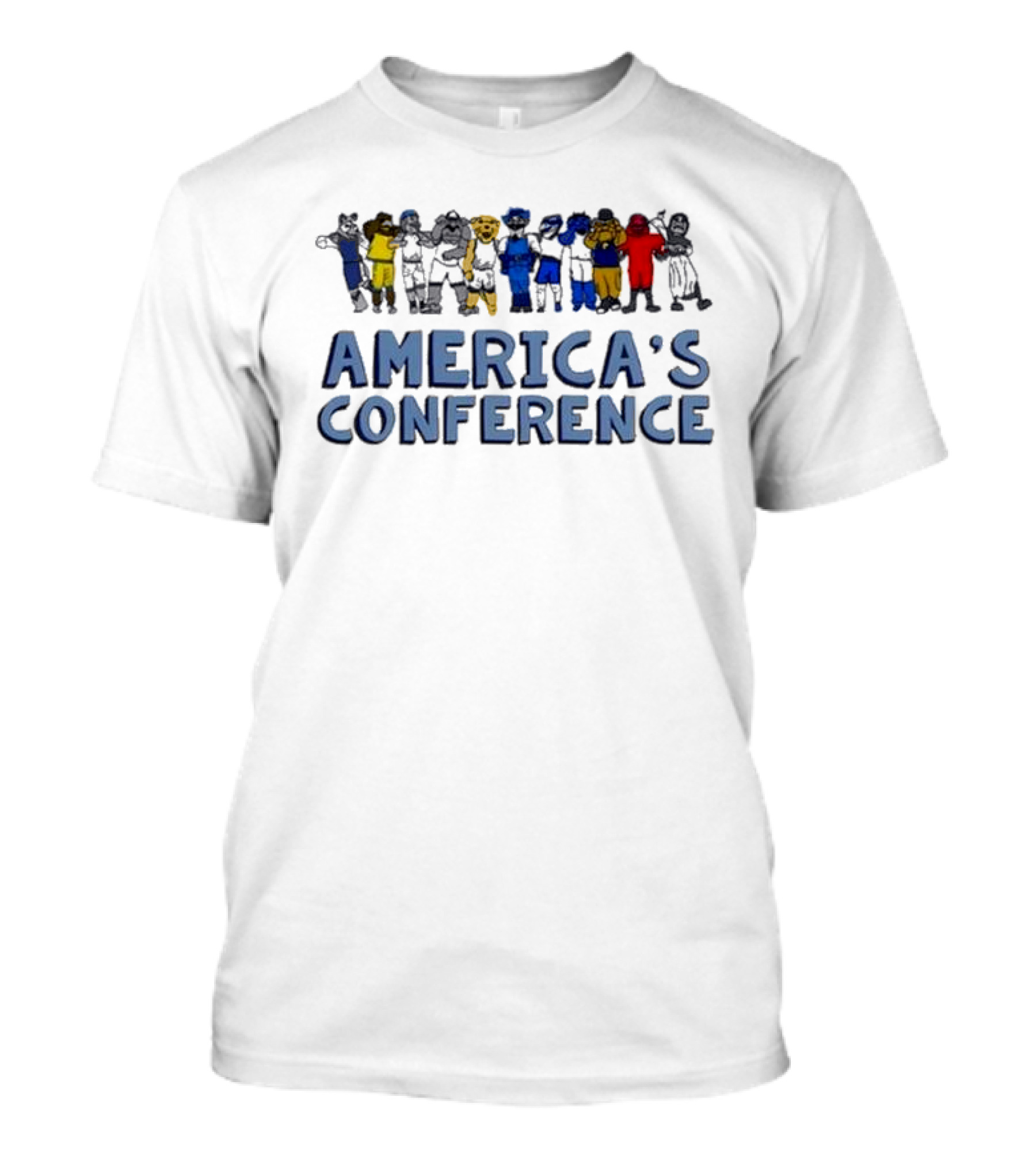 AMERICA'S CONFERENCE ANTHROPOMORPHIC SPORTS LINEUP T-Shirt