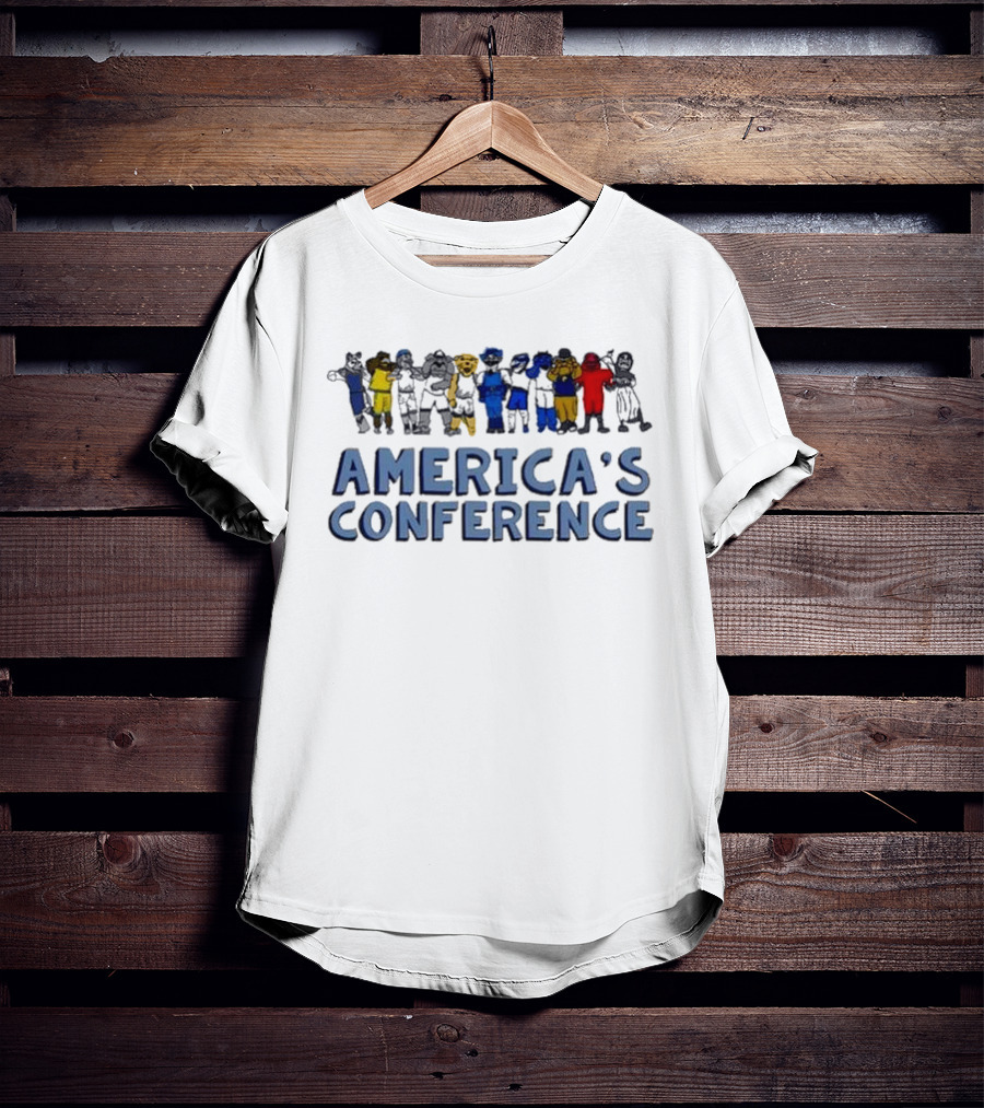 AMERICA'S CONFERENCE ANTHROPOMORPHIC SPORTS LINEUP T-Shirt