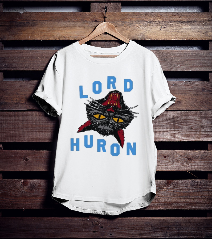 LORD HURON Upside Down Cat T-Shirt