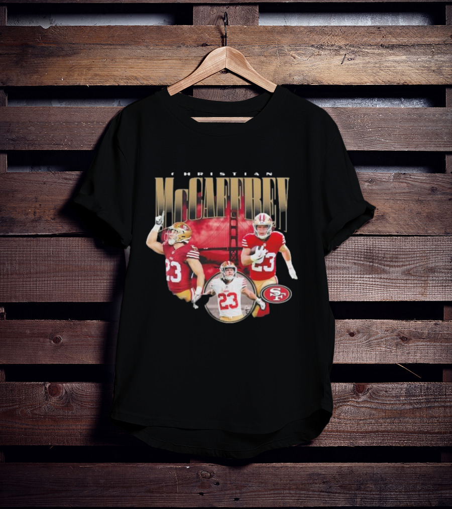 Christian McCaffrey San Francisco 49ers Iconic Performance 23 T-Shirt