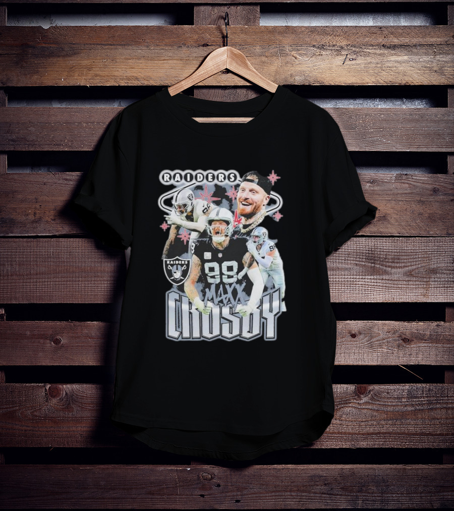Maxx Crosby Raiders NFL Football Star Las Vegas Player T-Shirt