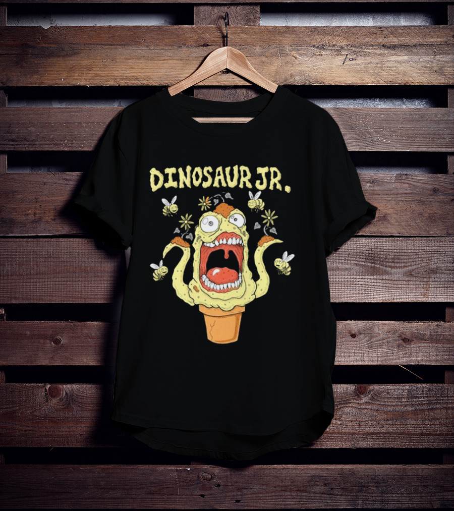 DINOSAUR JR Monster Plant With Bees T-Shirt