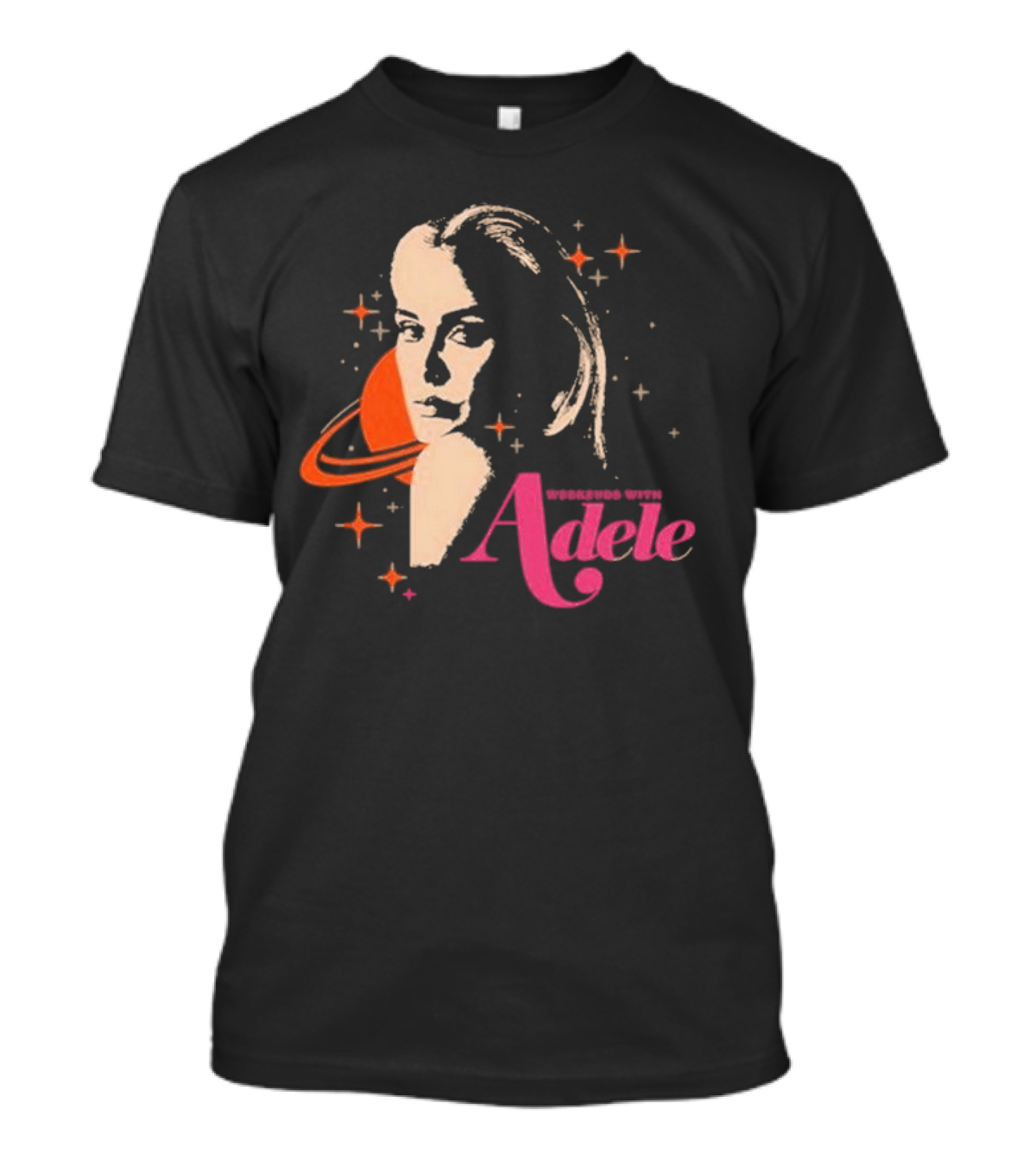 Weekends With Adele Saturn Portrait T-Shirt