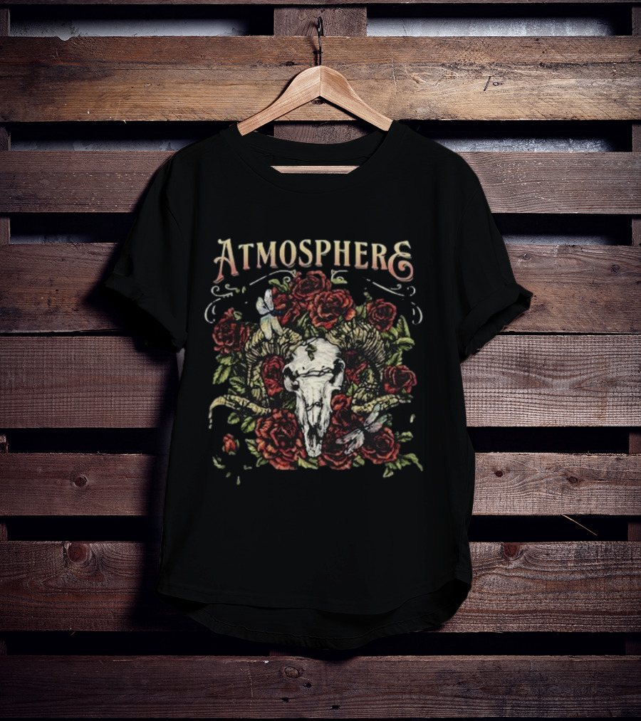 Atmosphere Skull And Roses Traveling Forever Tour T-Shirt