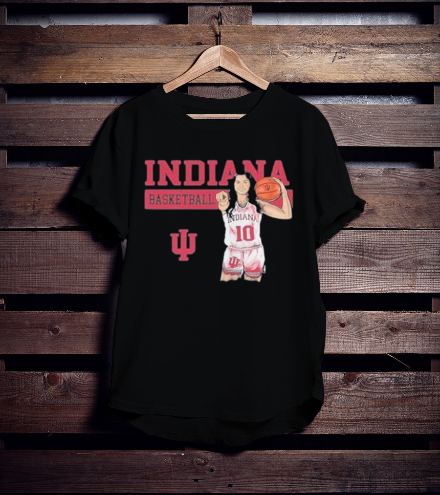 Indiana Basketball Vintage Sport Grey T-Shirt
