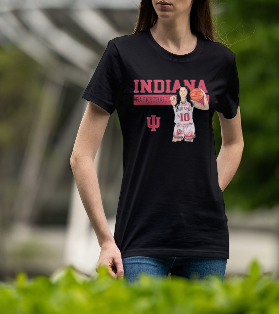 Indiana Basketball Vintage Sport Grey T-Shirt
