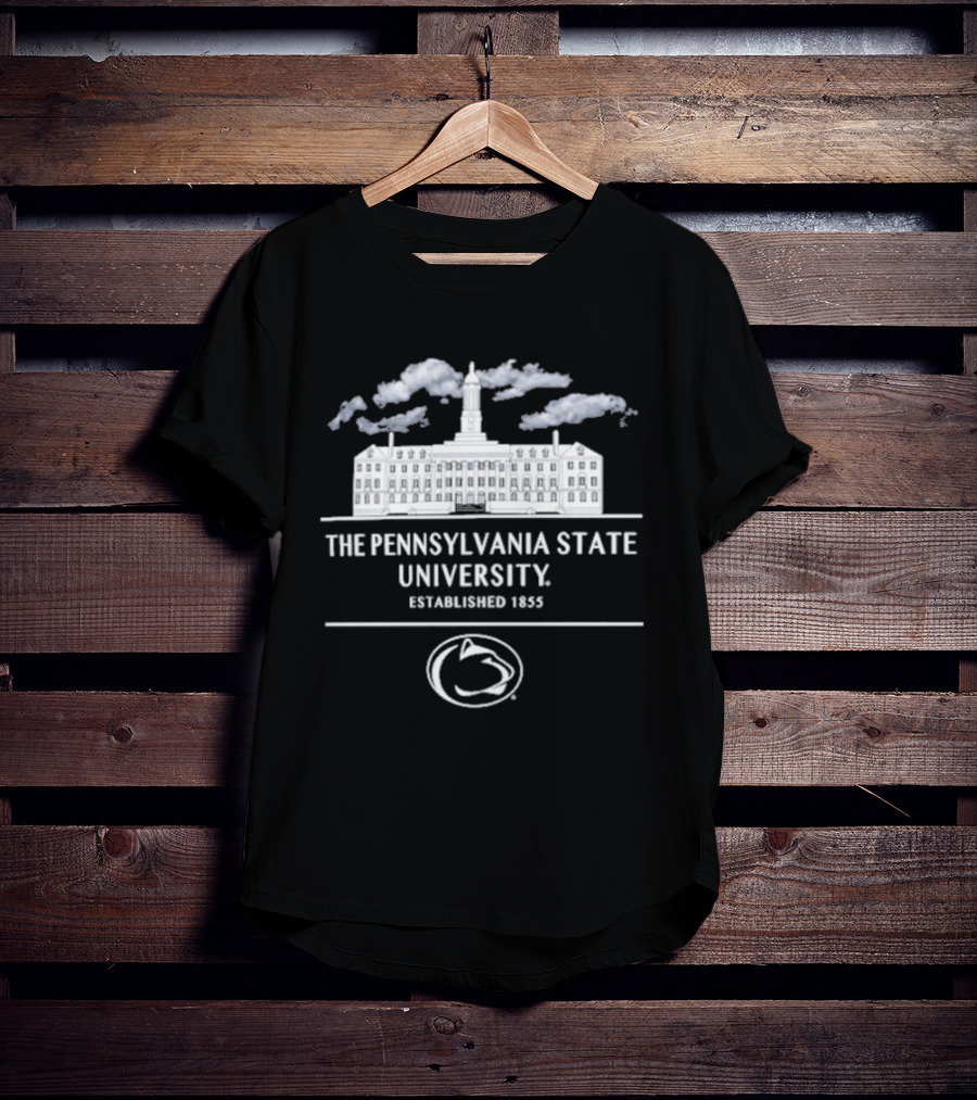 Penn State Nittany Lions The Pennsylvania State University Established 1855 Iconic Campus Nights T-Shirt