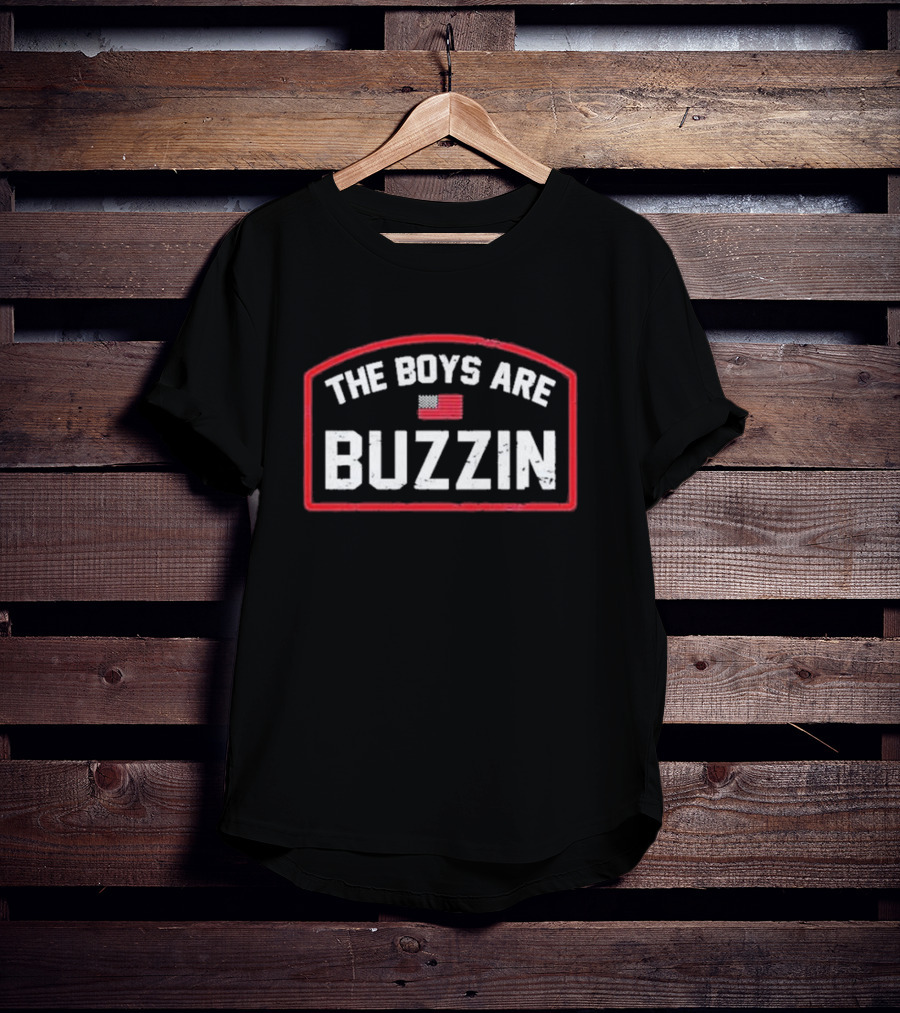 The Boys Are Buzzin American Flag Sports Hype T-Shirt