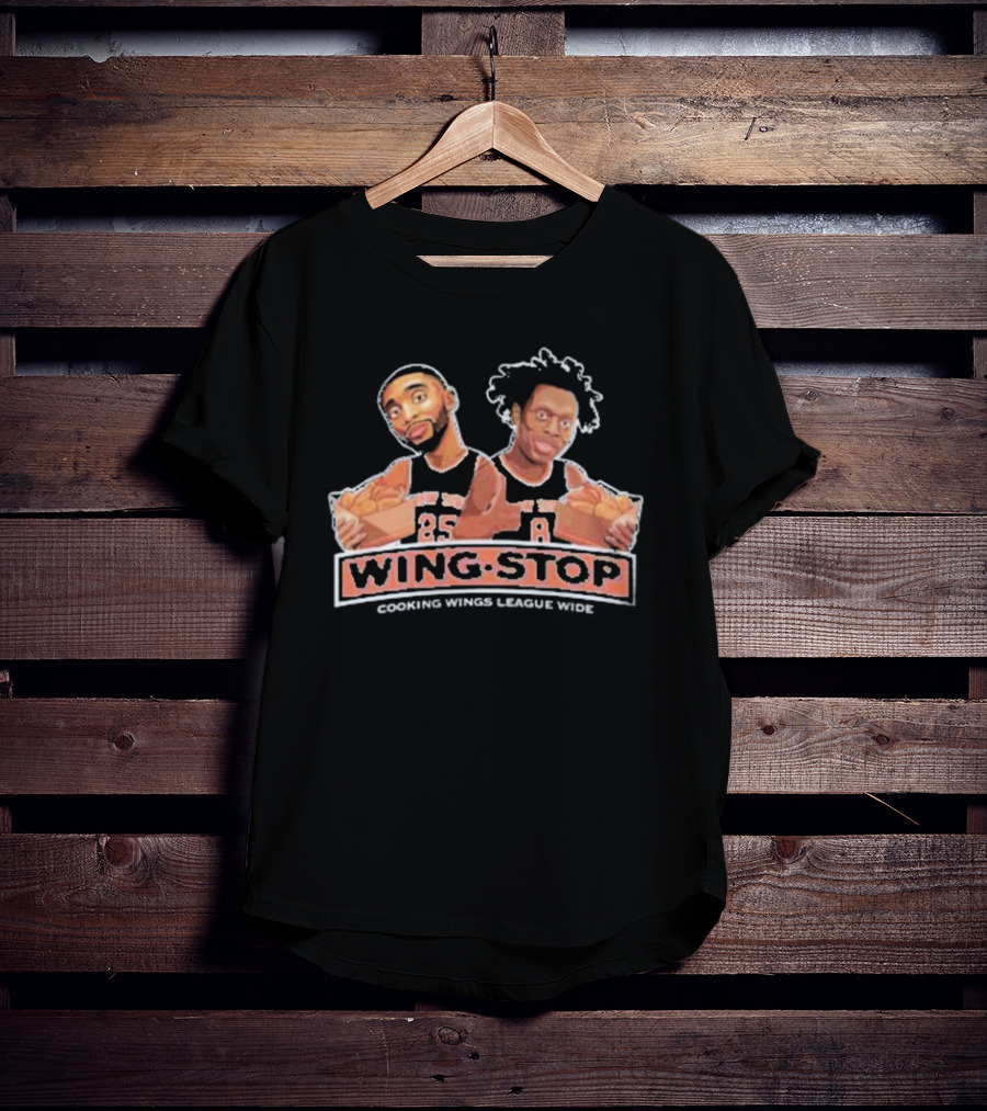 Wing Stop 85 Cooking Wings League Wide T-Shirt