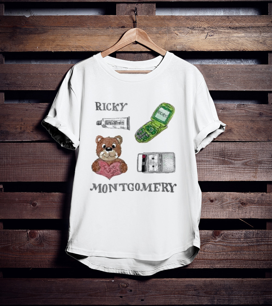 Ricky Montgomery Love Bear Phone And Paint Tube T-Shirt
