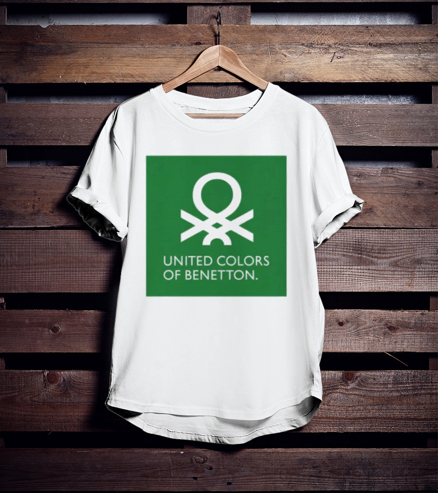 United Colors Of Benetton Green Emblem Fashion Brand T-Shirt