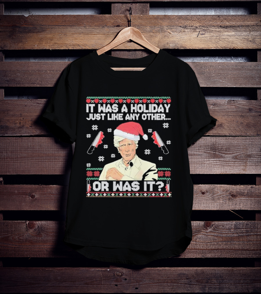 Keith Morrison Holiday Any Other Or Was It Santa Hat Knives T-Shirt