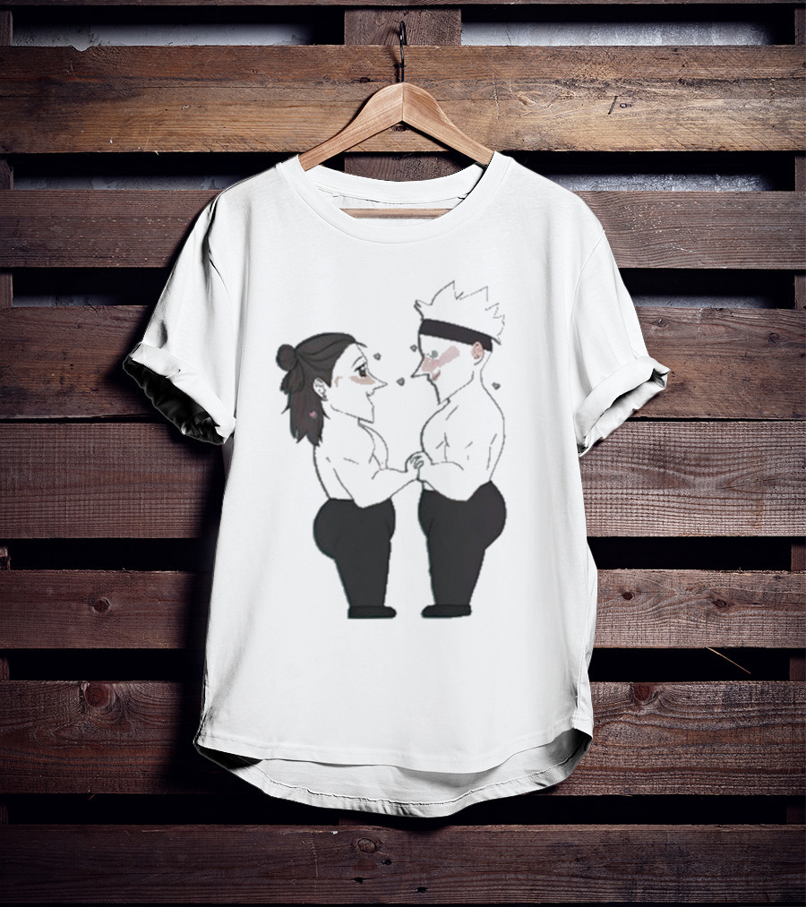 Buboosenchan’s Anime Couple Romance Holding Hands T-Shirt