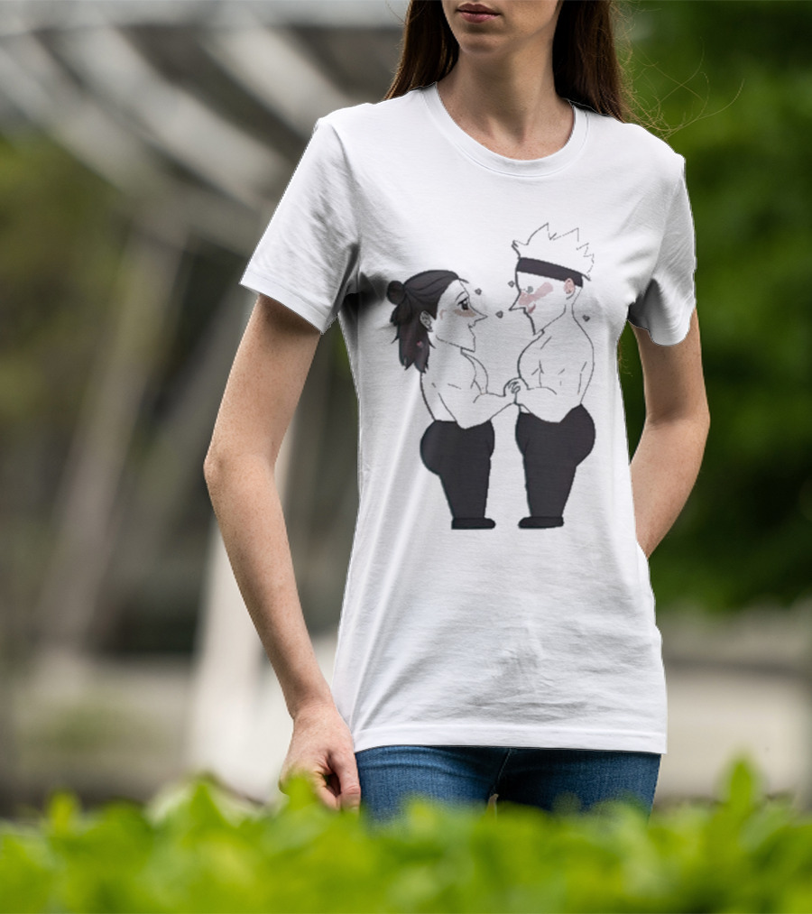 Buboosenchan’s Anime Couple Romance Holding Hands T-Shirt