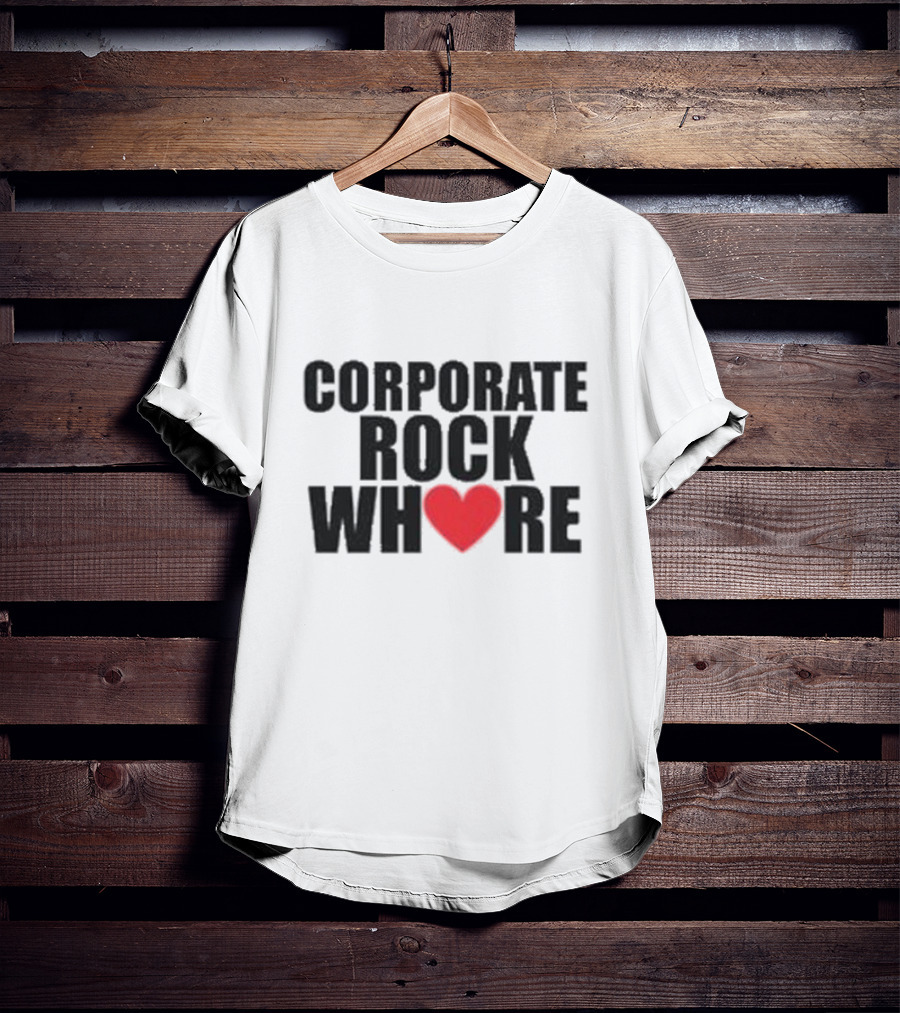 Corporate Rock Whore Halsey Heart T-Shirt