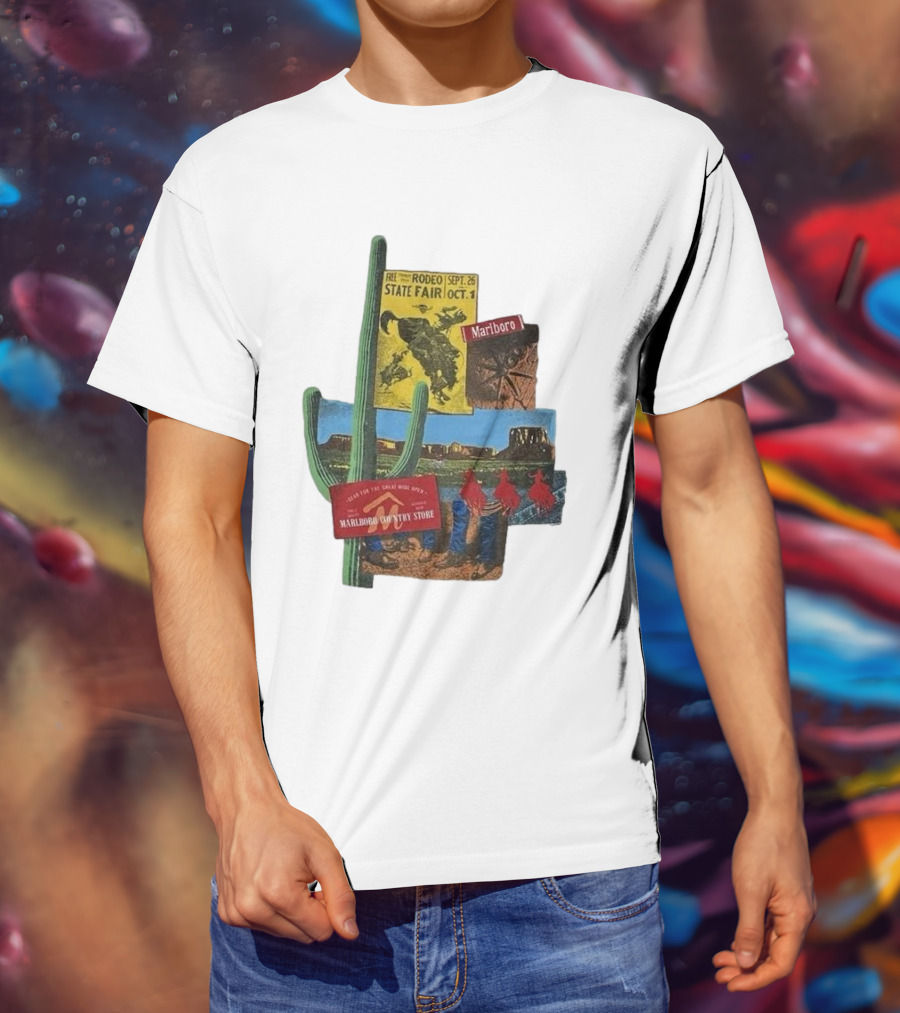 Rodeo State Fair Marlboro Country Store Wild West Promo T-Shirt