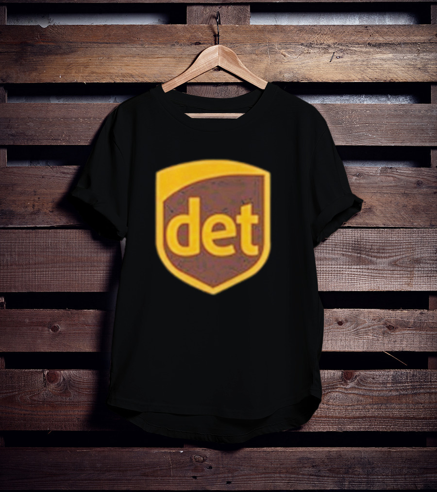Amon-Ra Wearing Det Saint Brown Football T-Shirt