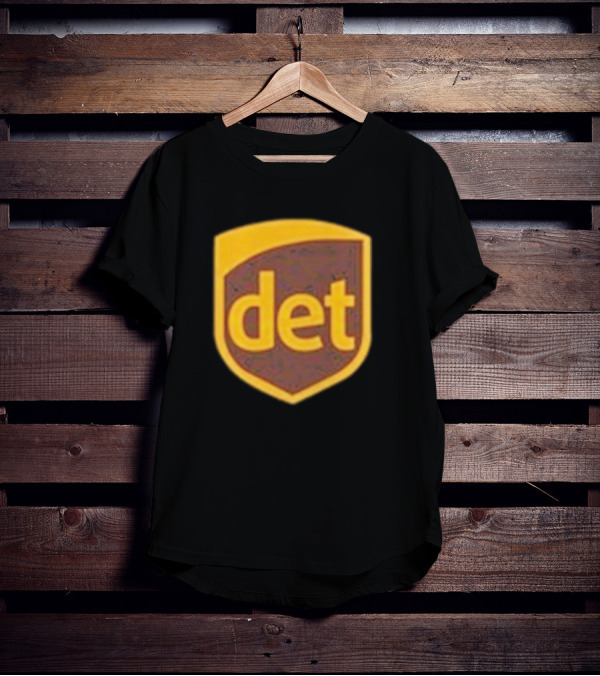 Amon-Ra Wearing Det Saint Brown Football T-Shirt