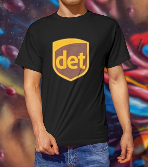 Amon-Ra Wearing Det Saint Brown Football T-Shirt