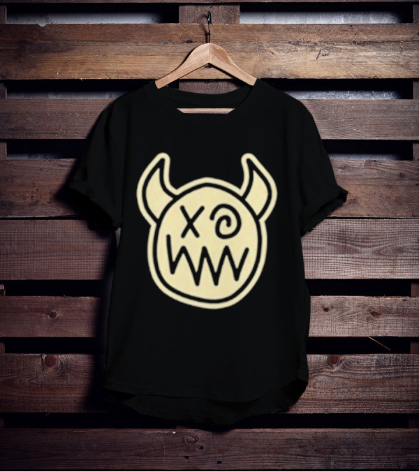 Joey Valence And Brae Double XP Demon Icon With Horns And Crossed Eyes T-Shirt