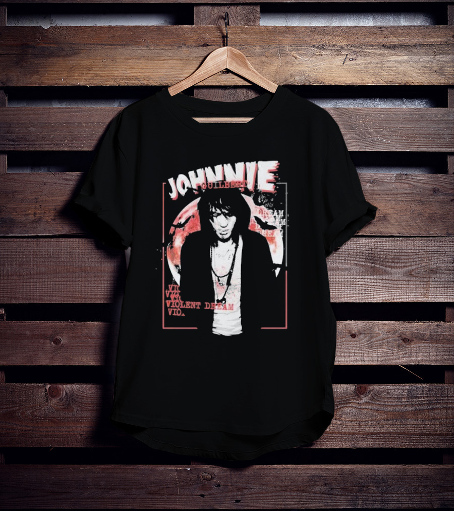 Johnnie Guilbert Moon Background Violent Dream T-Shirt
