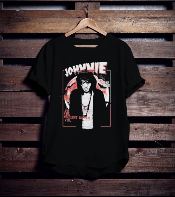 Johnnie Guilbert Moon Background Violent Dream T-Shirt
