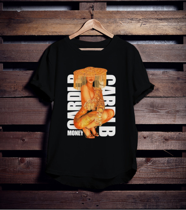 CardI B Money Squat Bold Fashion T-Shirt