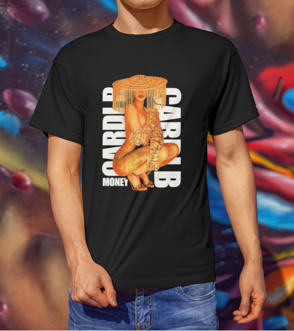 CardI B Money Squat Bold Fashion T-Shirt