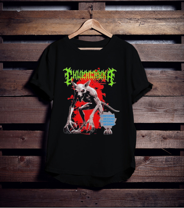 Chupacabra Cryptid Metalcore Inferno T-Shirt