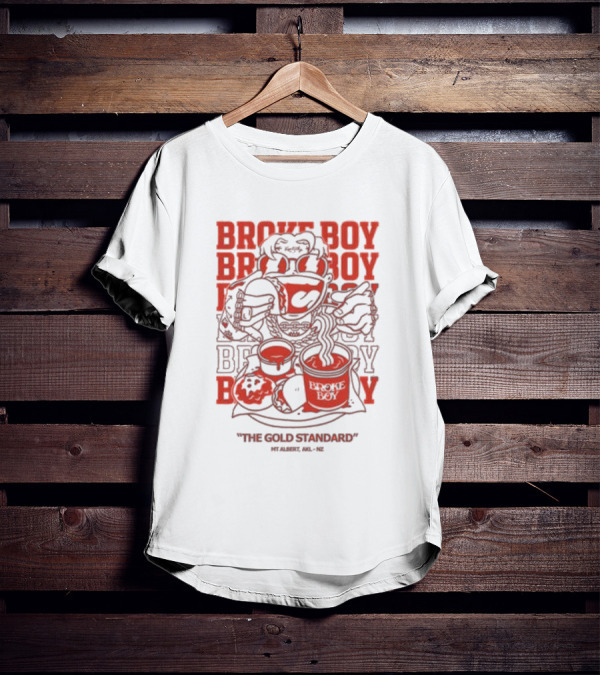 Broke Boy The Gold Standard Mt Albert AKL NZ T-Shirt