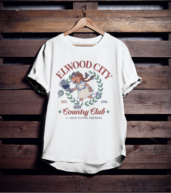 ELWOOD CITY COUNTRY CLUB EST. 1996 21 GOLD PLATED TROPHIES T-Shirt