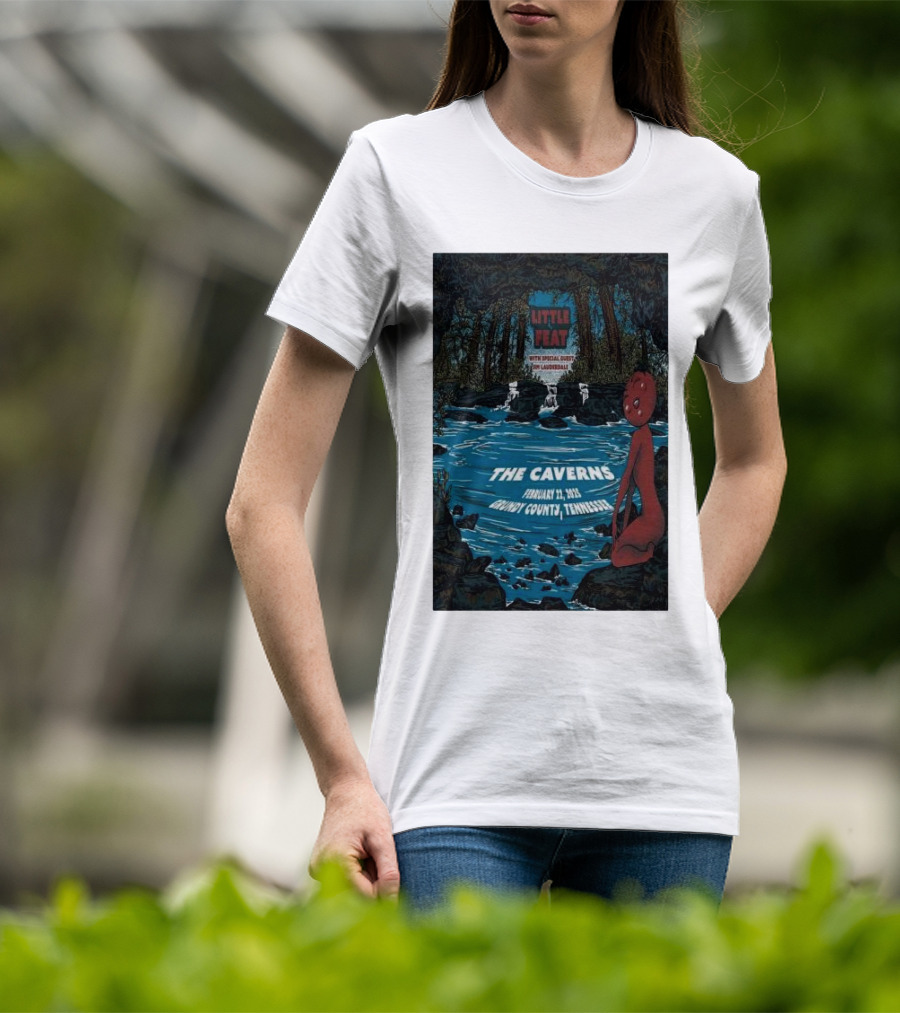 Little Feat February 22 2025 The Caverns With Special Guest Leftover Salmon Grundy County Tennessee T-Shirt