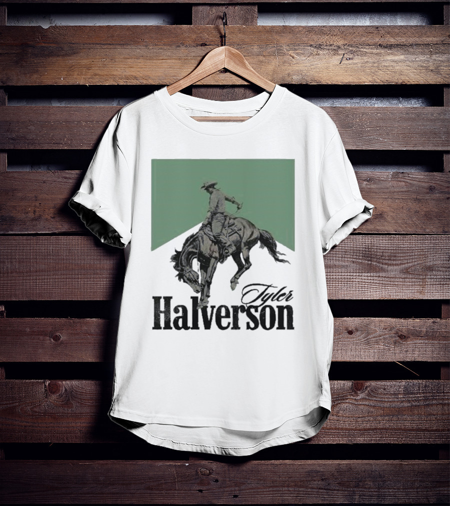 Tyler Halverson Bucking Horse Chevron T-Shirt