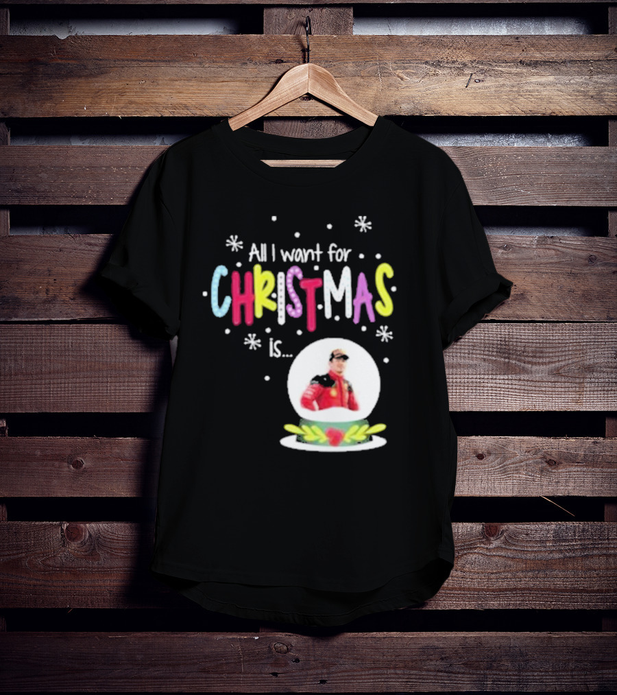 All I Want For Christmas Is Charles Leclerc Snow T-Shirt