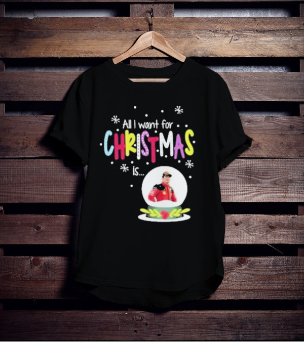 All I Want For Christmas Is Charles Leclerc Snow T-Shirt