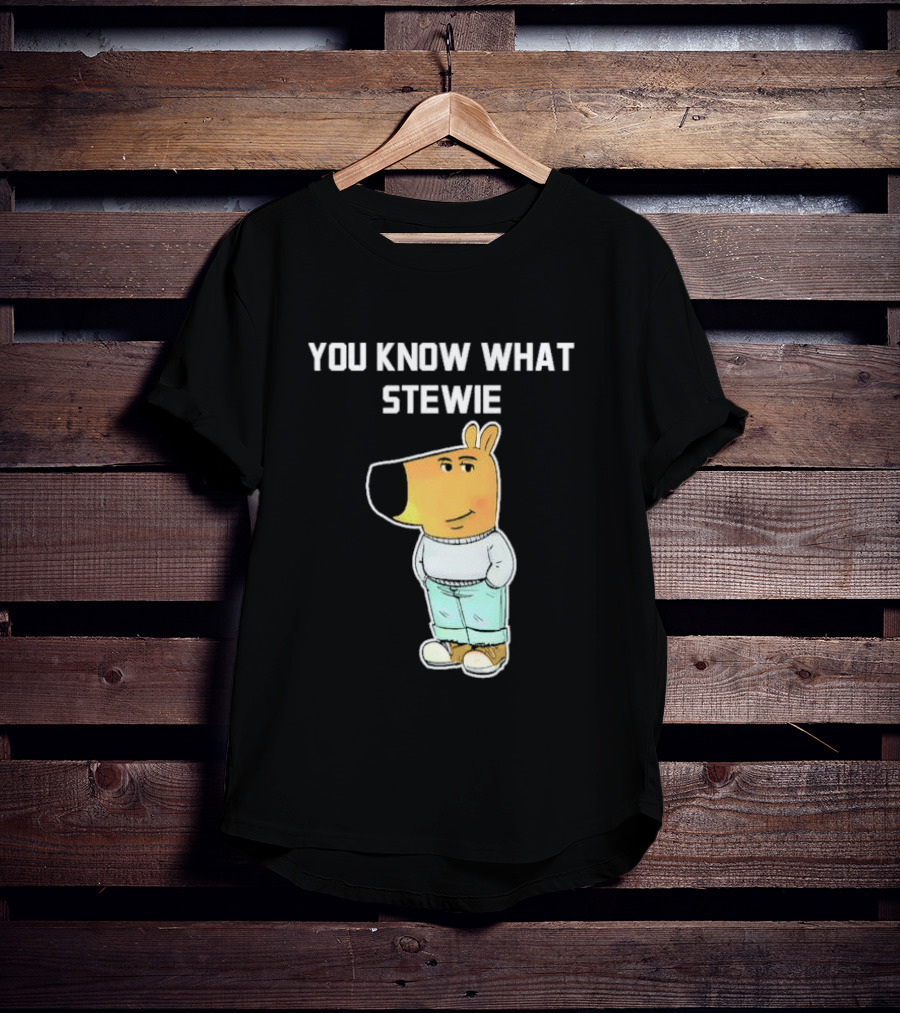 You Know What Stewie Chill Guy Sweater Cartoon T-Shirt