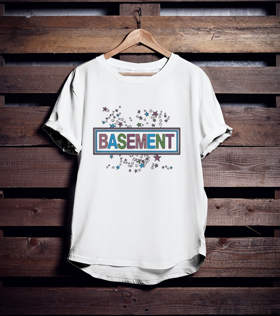 Basement Colorful Stars Burst T-Shirt