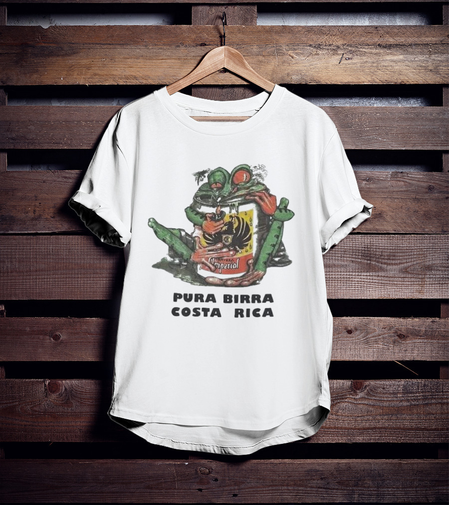 Imperial Cerveza Pura Birra Costa Rica Beer Promo T-Shirt