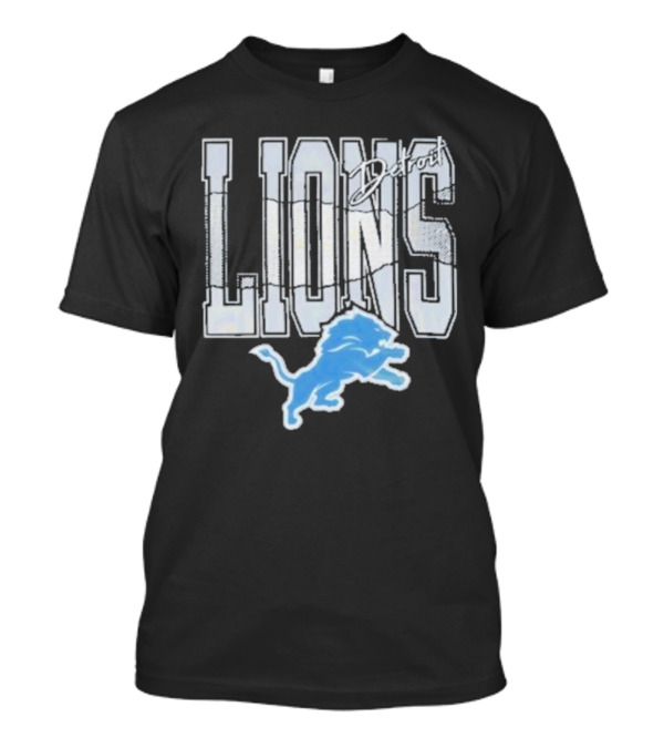 Detroit Lions Football Apparel With Iconic T-Shirt