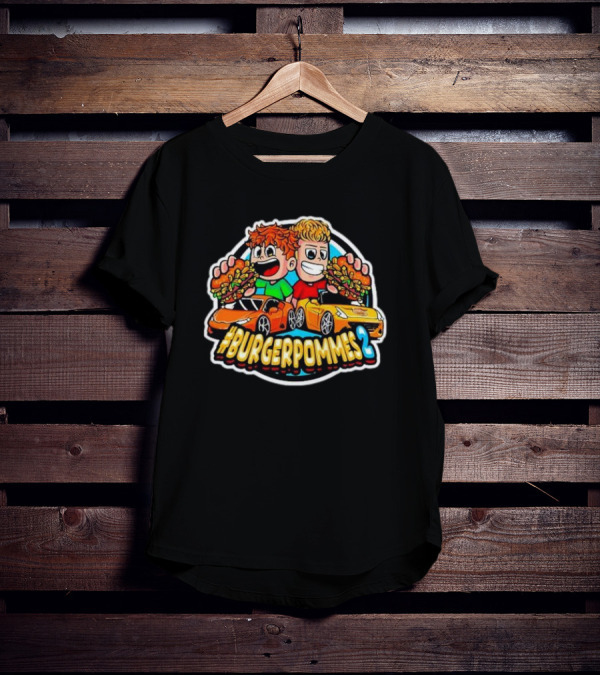 Burgerpommes 2 Lukasbs Racing Cars Burgers T-Shirt