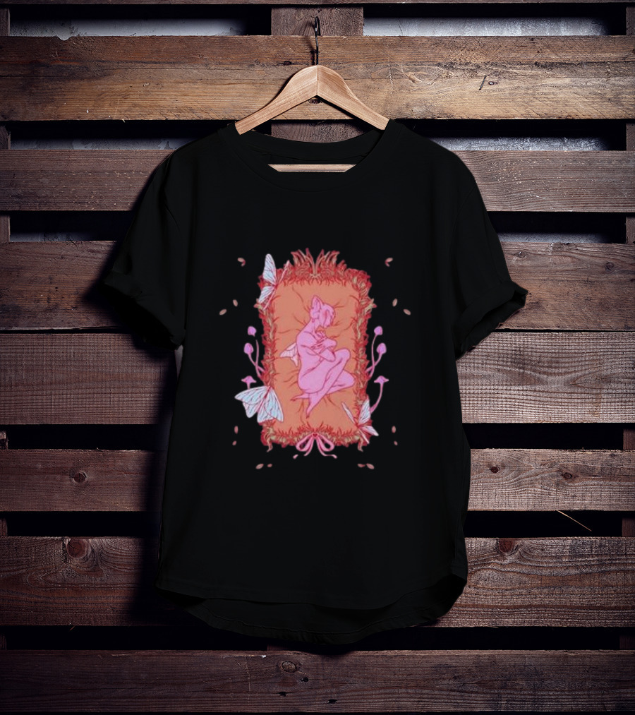 Melanie Martinez Rip Crybaby Reversible Butterfly Pink Figure Pillow T-Shirt