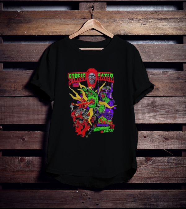 Stress Eater Graphic This Issue Everybody Eats Fierce T-Shirt