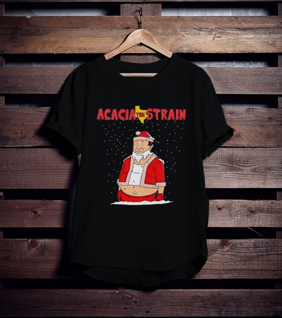 Acacia The Strain Texas Santa Snowstorm T-Shirt
