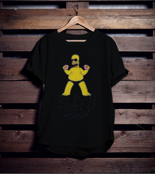 Homer Simpson Sugar Daddy Donuts T-Shirt