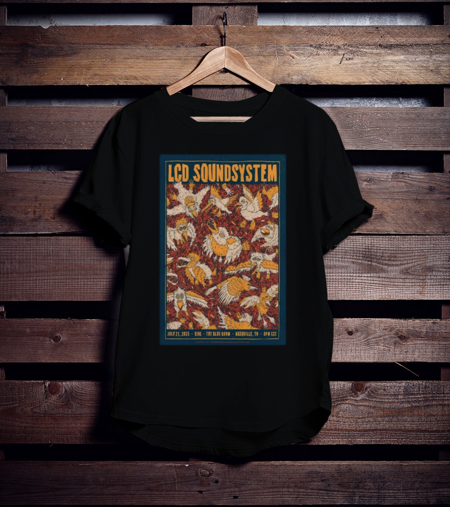 LCD Soundsystem Live At The Blue Room Nashville July 21 2025 T-Shirt