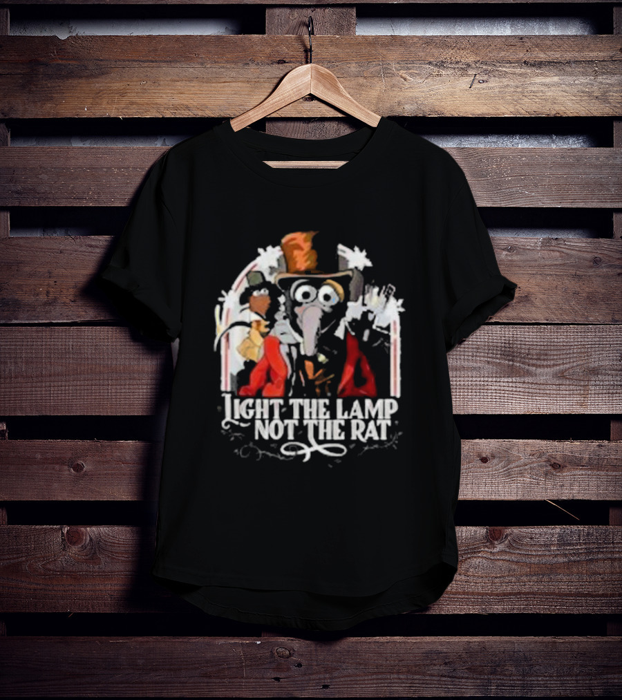 Light The Lamp Not The Rat The Muppet Christmas Carol Gonzo And Rizzo T-Shirt