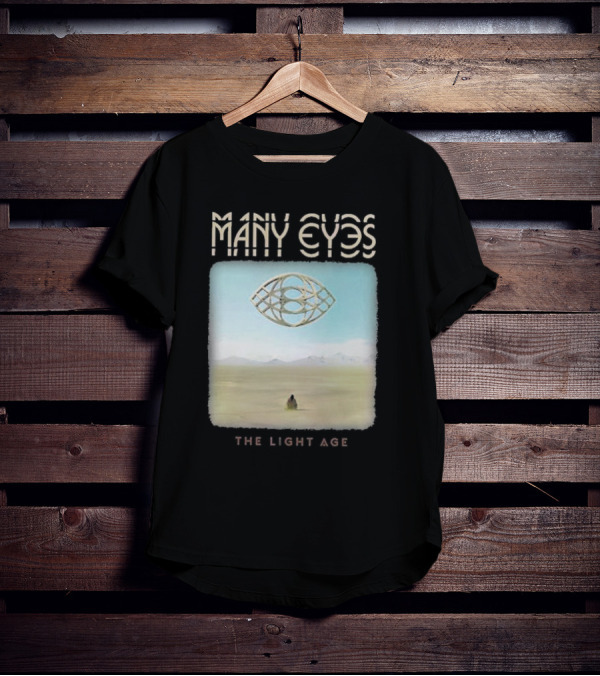 Many Eyes The Light Age Many Eyes Album Cover Desert Scene T-Shirt