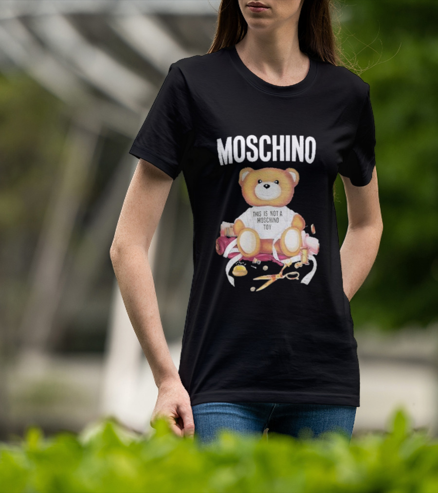 Moschino Teddy This Is Not A Moschino Toy Print T-Shirt